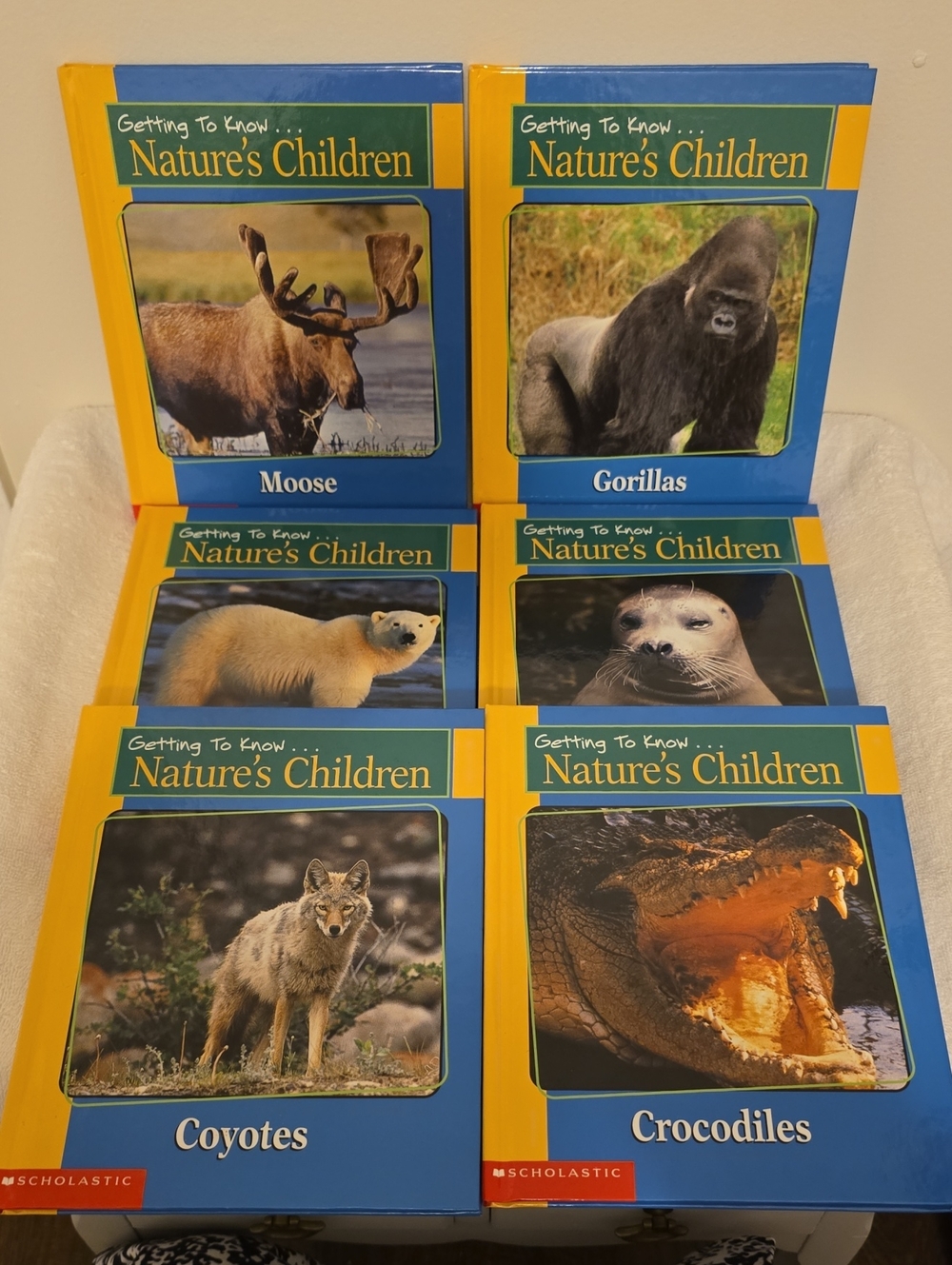 Set of 6 NEW Hardback Getting to Know Natures Children Scholastic Books